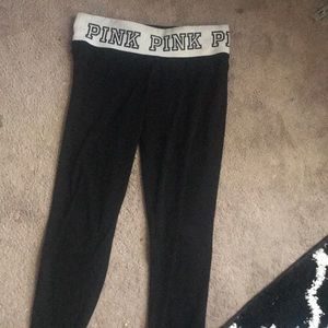 vs PINK black leggings